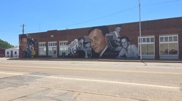 Roger Miller & Sheb Wooley Mural