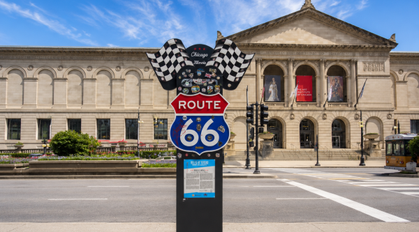 Route 66 Begin Sign @ Navy Pier