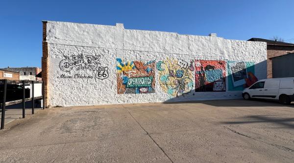 Donkey’s Den Mural Wall