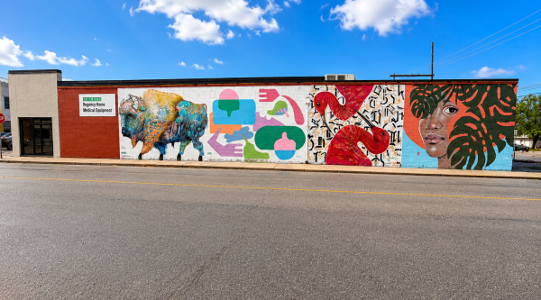 INTEGRIS Health Collective Mural Wall