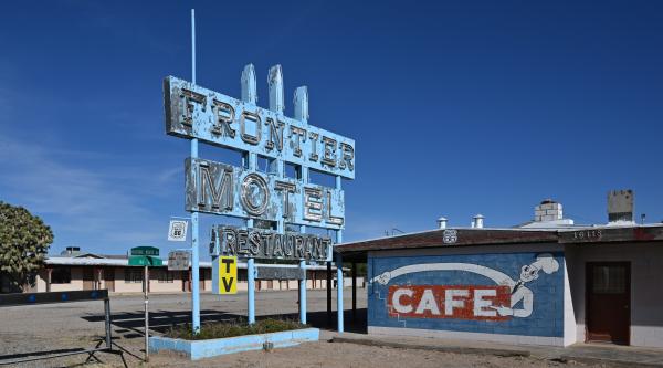 Frontier Cafe Sign