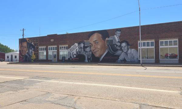 Roger Miller & Sheb Wooley Mural