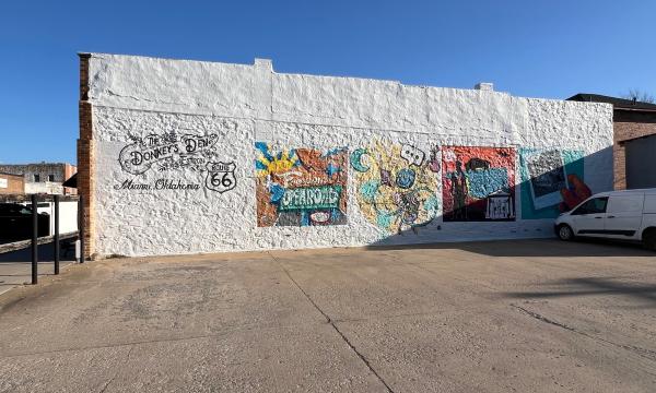 Donkey’s Den Mural Wall