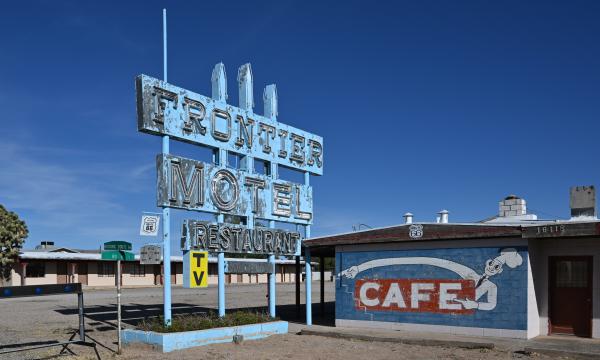 Frontier Cafe Sign