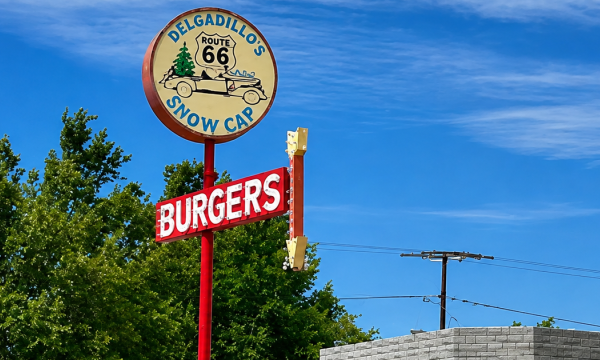 Delgadillo's Snow Cap Sign