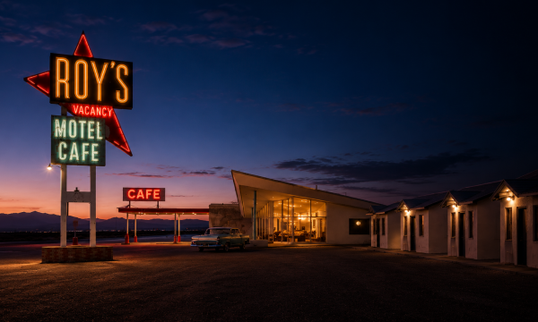 Roy’s Motel & Cafe Sign