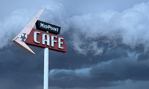 Midpoint Cafe Sign