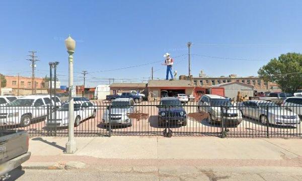 John's Used Cars Giant Cowboy