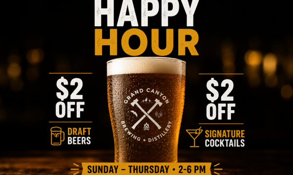 $2 OFF HAPPY HOUR SPECIALS