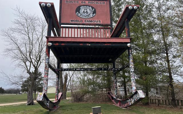World's 2nd Largest Rocking Chair