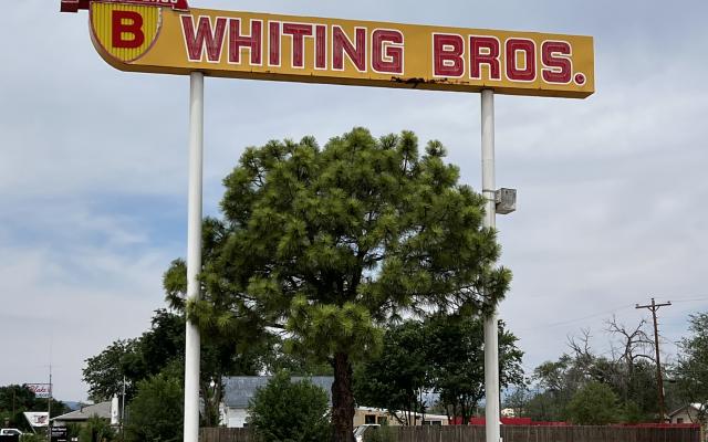 Whiting Bros Sign