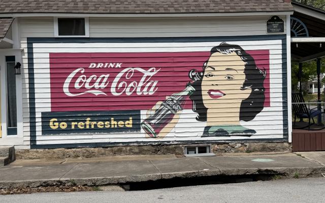 Coca-Cola Ghost Mural