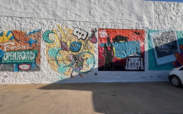 Donkey’s Den Mural Wall