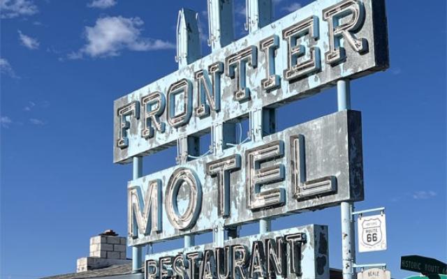 Frontier Cafe Sign