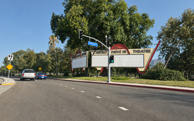 Foothill Drive In Sign