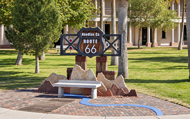 Needles Route 66 3-D Shield Sign