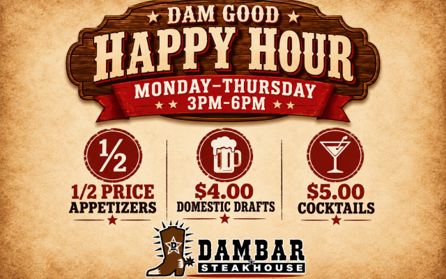 
<span>HAPPY HOUR SPECIALS</span>
