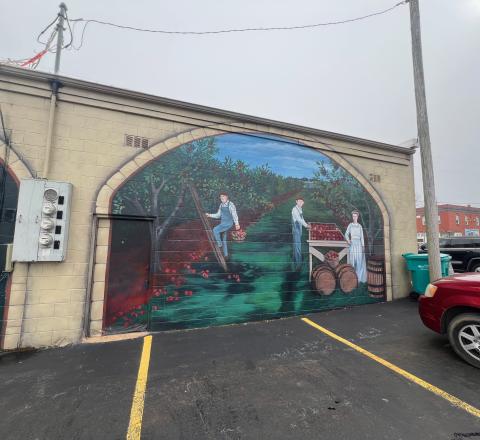 The Apple Mural