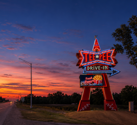 Tee Pee Drive-In Theater