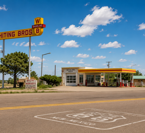 Whiting Bros Sign