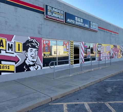 Bumper to Bumper - Route 66 Mural