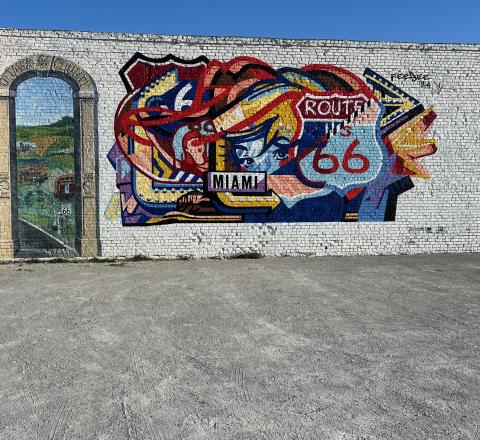 Miami Gateway 66 Heritage Mural