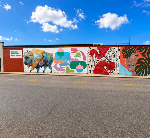 INTEGRIS Health Collective Mural Wall