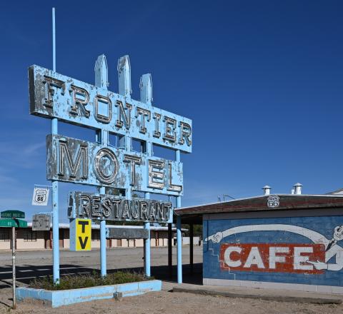 Frontier Cafe Sign
