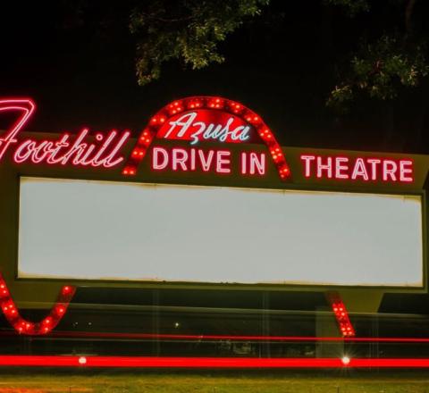 Foothill Drive In Sign