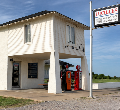 Lucille’s Historic Highway Gas Station