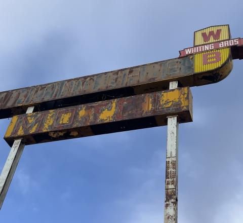Whiting Bros Motel Sign - NM