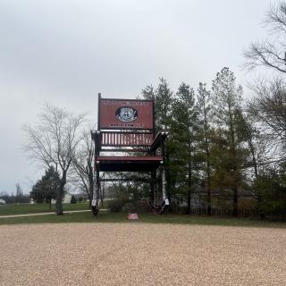 World's 2nd Largest Rocking Chair