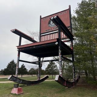 World's 2nd Largest Rocking Chair