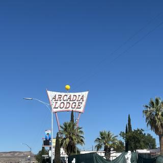 Arcadia Lodge Sign