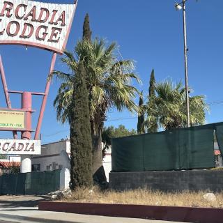 Arcadia Lodge Sign