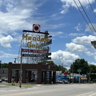 Meadow Gold Sign