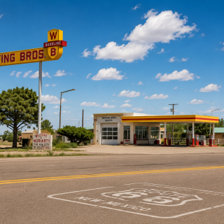 Whiting Bros Sign