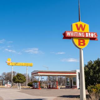 Whiting Bros Sign