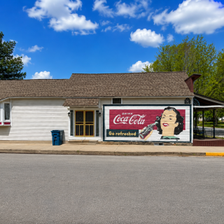 Coca-Cola Ghost Mural