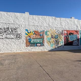 Donkey’s Den Mural Wall