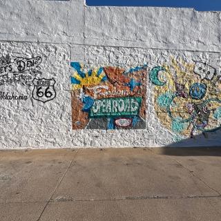 Donkey’s Den Mural Wall
