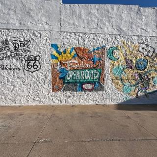Donkey’s Den Mural Wall