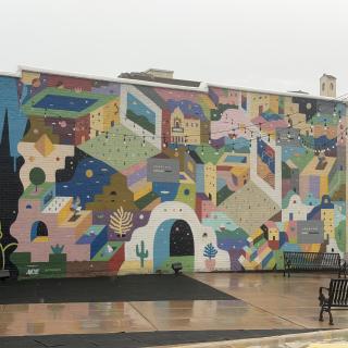 "Hong Kong Phooey" Retro Mural