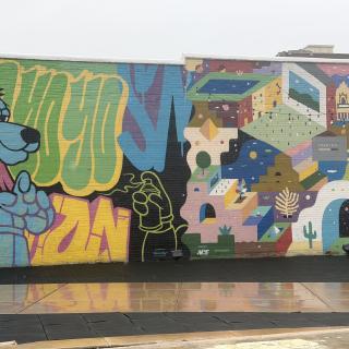 "Hong Kong Phooey" Retro Mural