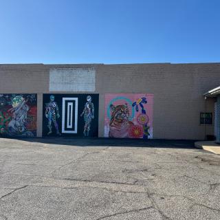 The Wild Moon & Bobcat Mural Wall
