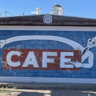 Frontier Cafe Sign
