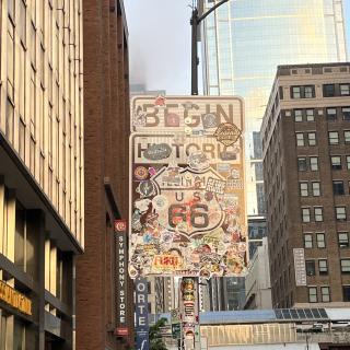 Route 66 Begin Sign